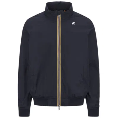K-way Amaury Stretch Nylon Jersey In Blue