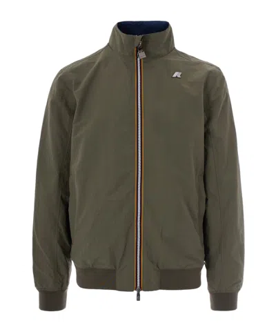 K-way Arsene Reversible Jacket In Green