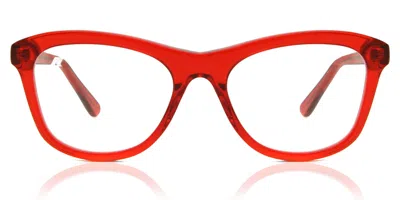 Kway Autres Men's Glasses, Red, Size 52