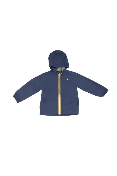 Kway Kids'  Baby Jacket K41335w B67# P. Jack Stretch Nylon Jersey Blue