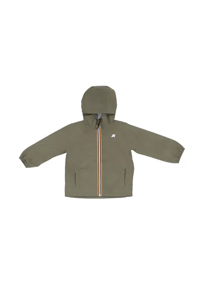 Kway Kids'  Baby Jacket K41335w V15 P. Jack Stretch Nylon Jersey Green