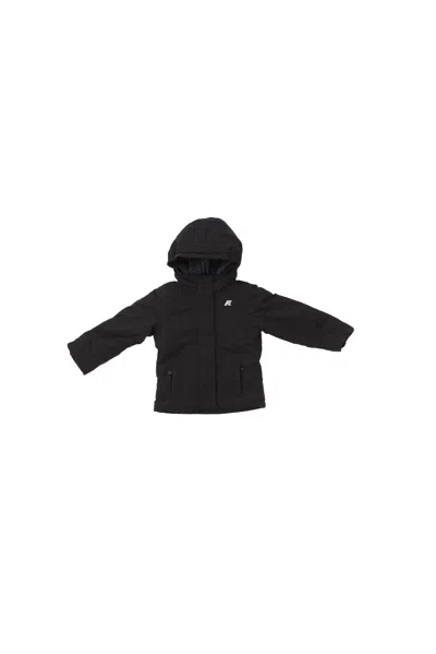 Kway Kids'  Baby Jacket K4137ww Al8♪ P. Lily Soft Touch Black P Blue A