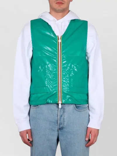 K-way Barnel Sleeveless Vest Lightweight Patch Pockets In White