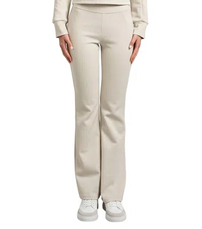 K-way Beige Regular Elasticated Pants In Neutral