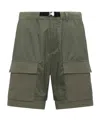 K-way Berger Belted Shorts In Green