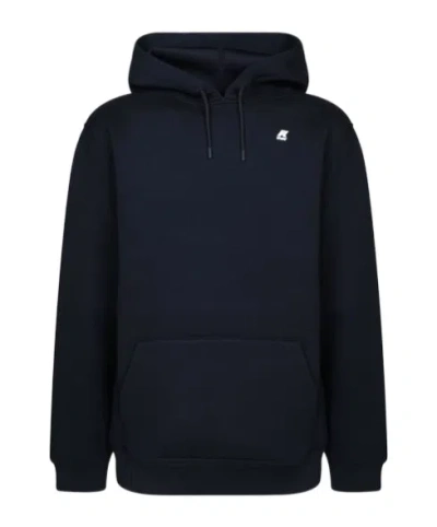 K-way Bernie Spacer Hoodie In Blue