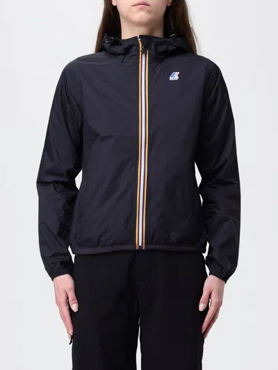 K-way Jacket Woman Color Black In Blue