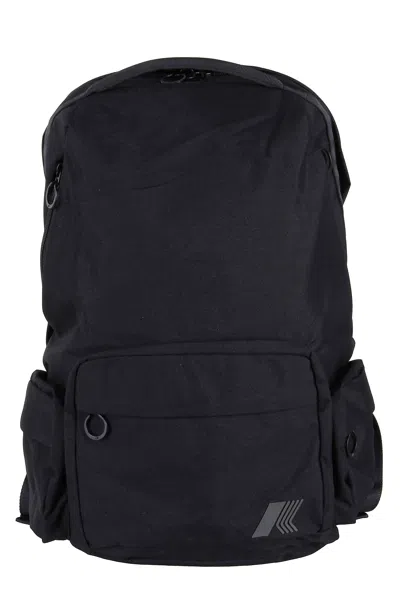 K-way Black Anais Two-way Zip Nylon Backpack