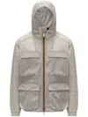 K-way Black Clad Extra Light 3l Jacket In Silver