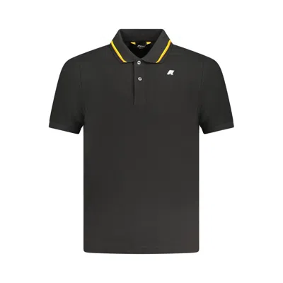 K-way Black Cotton Male Polo Shirt