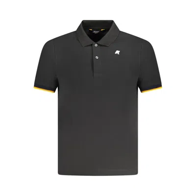 K-way Black Cotton Men's Polo In Gray