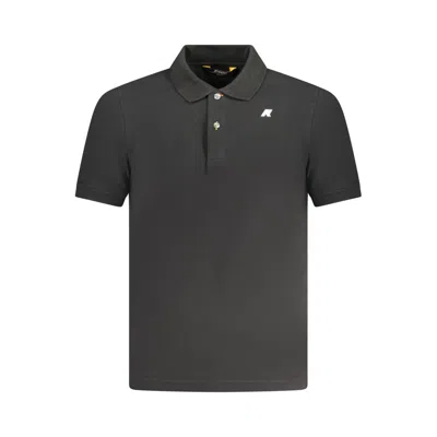 K-way Black Cotton Men's Polo Shirt In Gray