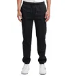K-way Black Drawstring Joggers In Black