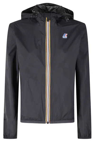 K-way Black Le Vrai 4 0 Claudette Windproof Hooded Polyamide Jacket