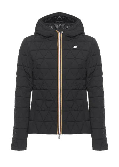 K-way Black Lil Diamond Quilted Jacket