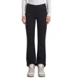 K-way Black Regular Elasticated Pants In Black