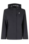 K-way Black Rose Stretch 2l Waterproof Windproof Polyester Jacket