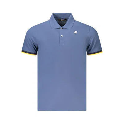 K-way Blue Cotton Men's Polo Shirt