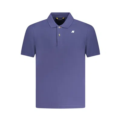 K-way Blue Cotton Men's Polo Shirt In Multi