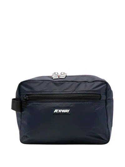 K-way Blue Demu Toiletry Bag