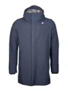 K-way Blue Jacket In Blue