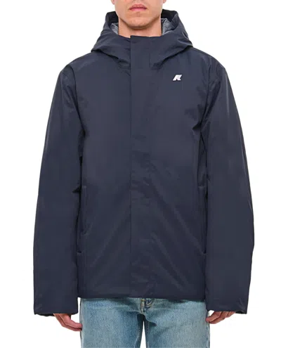 K-way Blue Jacko Twill Casual Jacket
