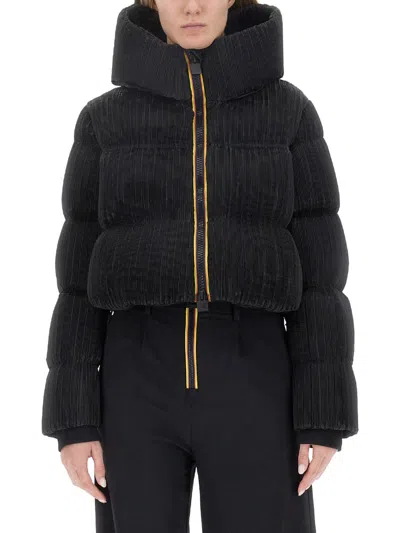 K-way Brian Plisse Thermo Jacket In Black