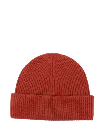 K-way Brice Ribbed-knit Beanie Hat In Red