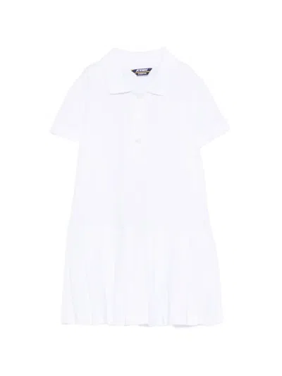 K-way Babies' Button-fastening Dress In White