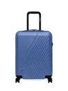 K-way Chevron-pattern Suitcase In Blue