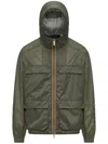 K-way Sia Zip-up Hooded Jacket In Green