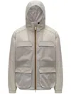 K-way Black Clad Extra Light 3l Jacket In Gray