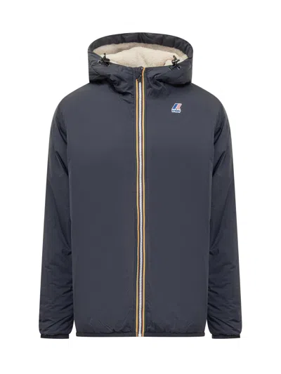K-way Claude 4.0 Water-resistant Down Jacket In Blue Depth