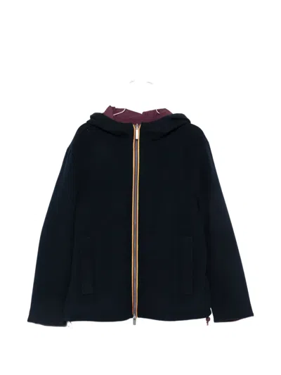 K-way Claudel Hooded Jacket In Blue