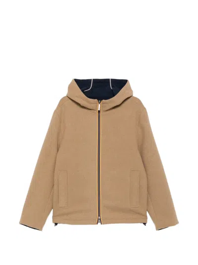 K-way Claudel Hooded Jacket In Silver