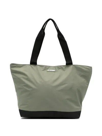 K-way Clere Tote Bag In Green