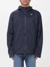 K-way Coat Men  In Blue