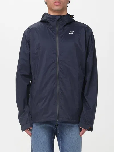 K-way Coat Men  In Blue