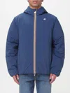 K-way Coat Men  In Blue