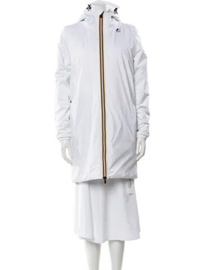 Pre-owned K-way Coat In White