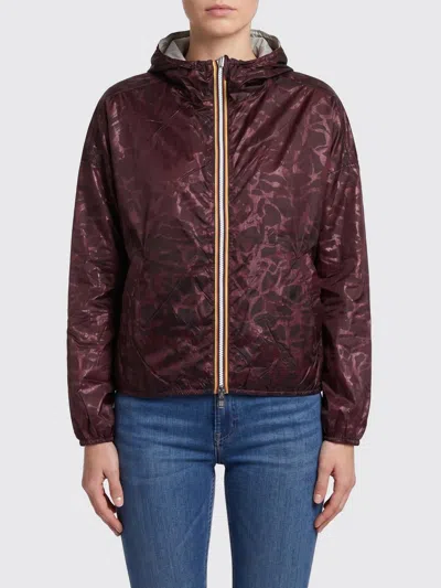 K-way ジャケット  レディース カラー バイオレット In Brown