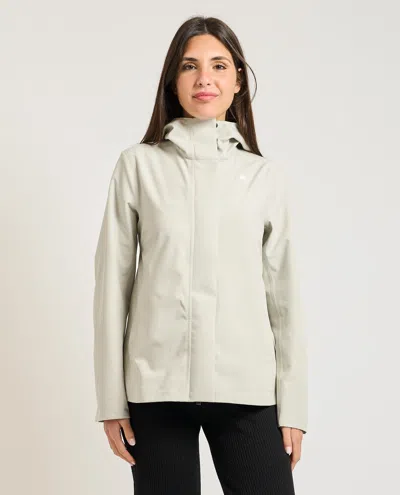 K-way Coats In Beige Chari