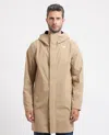 K-way Marlyn Technical Stretch Fabric Windbreaker Jacket With Hood In Neutral