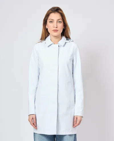 K-way Coats In Bianco Neutri