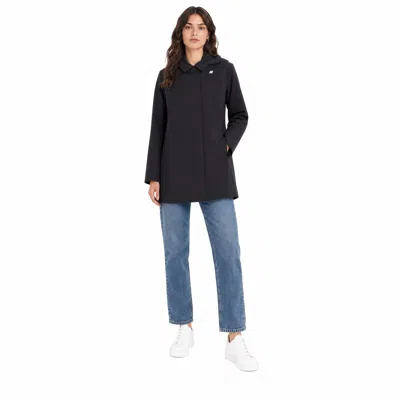 K-way Coats In Black P Blue A Nero