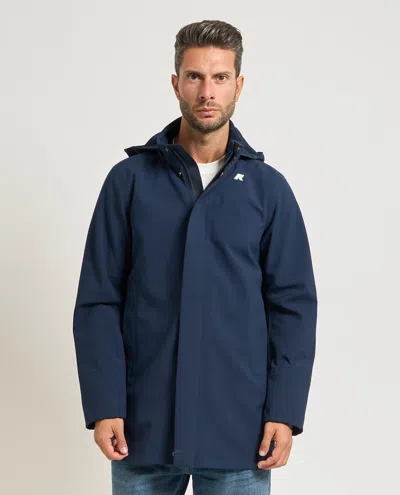 K-way Coats In Blue