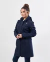 K-way Coats In Blu Blu E Verdi