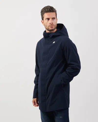K-way Coats In Blue