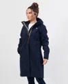 K-way Coats In Blu Blu E Verdi