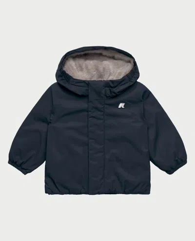 K-way Kids'  Coats In Blu Blu E Verdi